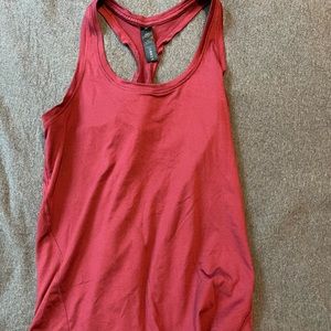 Merlot colored workout tank top
